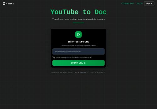 Y2Doc - Productivity