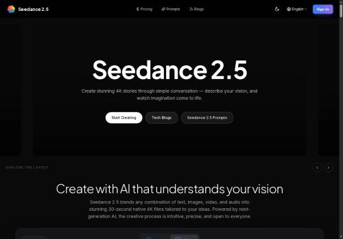 seedance25.tech - Text-to-video