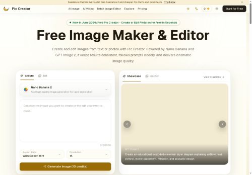 PicCreator AI - Image generation
