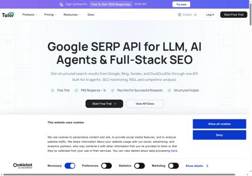 Talordata - API